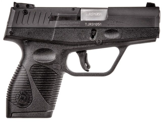 Taurus 709 Slim 9mm 3" Barrel 7+1 Black 1709031FS