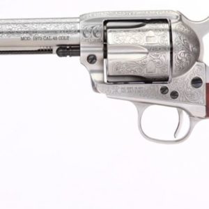 TAY 713AWE 1873 CTTLMN FLORAL WHT 357 5.5 - Revolvers - Tennessee Guns Inc