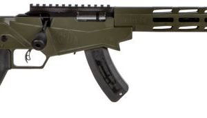 RUG 8409 PRECISION 22LR 18IN TACT GREEN 15R - Bolt - Tennessee Guns Inc