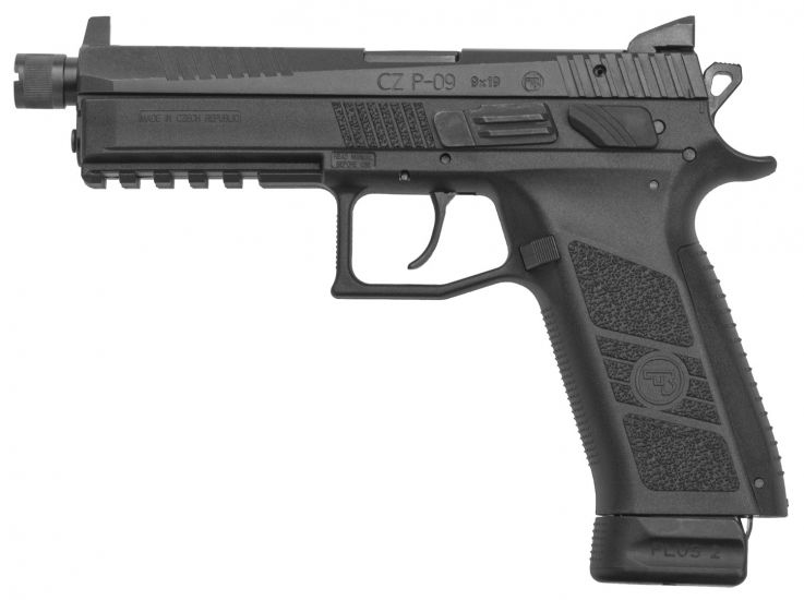CZ P-09 9mm 5.15" BarrelHigh Night Sights 21+1 Black 91270