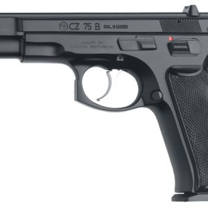 CZ 75 B 9mm 4.6" BarrelFixed 3 Dot Sights 10+1 Black *CA...