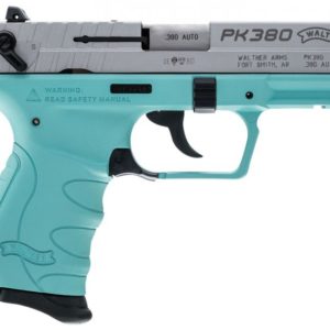 Walther PK380 380ACP Angel Blue/Nickel 5050325 - HANDGUNS - Tennessee Guns Inc