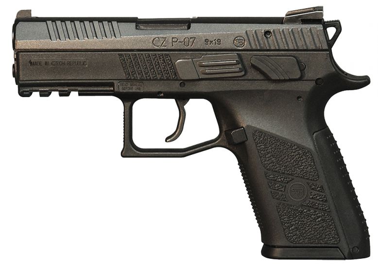 CZ 75 P-07 Duty 9mm 3.8" BarrelFixed Three Dot Sights...