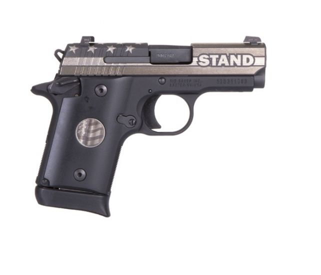 Sig Sauer P938 Stand 9mm 3" Barrel 6+1/7+1 938-9-STAND-AMBI
