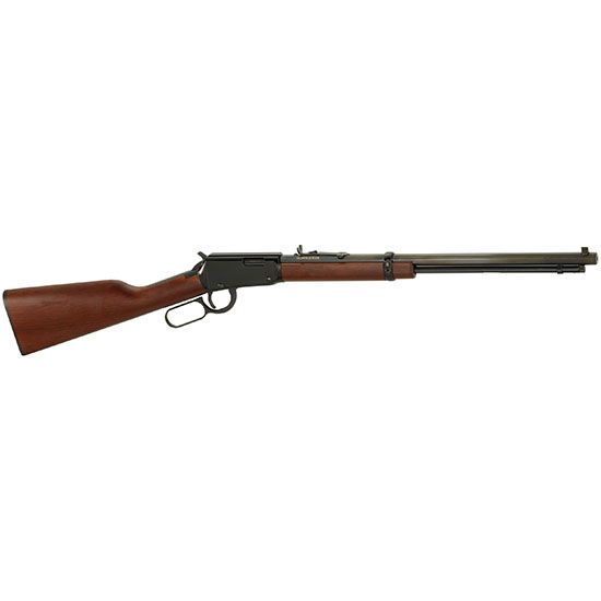 Henry 22LR 20" Barrel W/ Adjustable Semi Buckhorn Rear-Brass Bead Front...