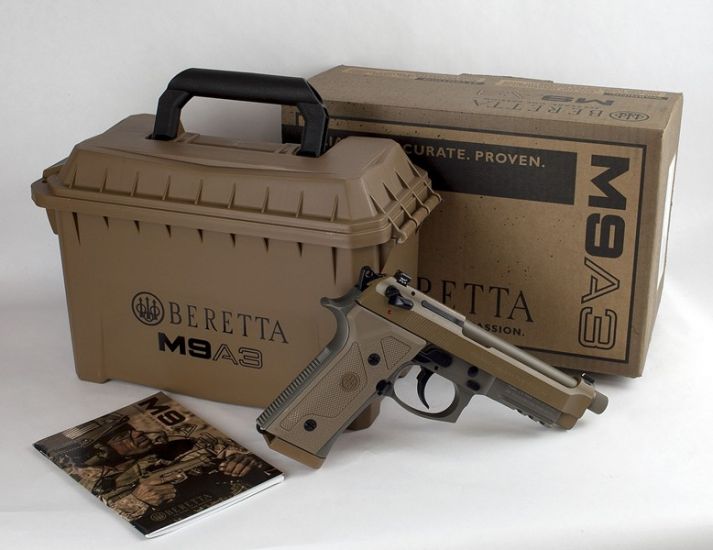 Beretta M9A3 Type F 9mm 5" Barrel 17+1 J92M9A3M
