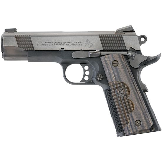 Colt Wiley Clapp Commander 45ACP 4.25" Barrel W/ Novak Sights 8+1 Wood...