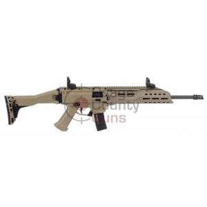 CZ Scorpion EVO 3 S1 Carbine, Threaded, Folding Stock, FDE, 9mm, 16.2" BBL, 20rd