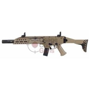 CZ SCORPION EVO 3 S1 CARBINE, 9mm Luger, faux Suppressor FDE