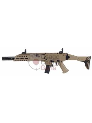 CZ SCORPION EVO 3 S1 CARBINE, 9mm Luger, faux Suppressor FDE