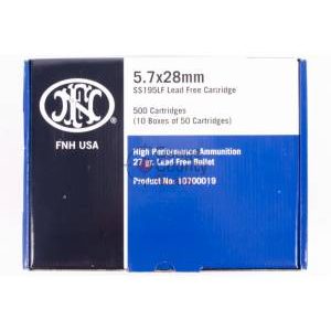 FN 5.7x28mm 27gr JHP Ammo - 500 Rounds
