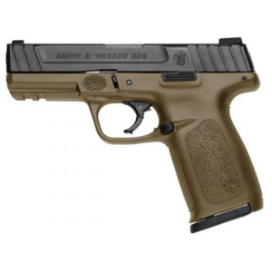 Smith & Wesson SD9VE, BLK/FDE FS, 9mm, 4" BBL, 16rd