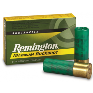 Remington Ammo Magnum Buckshot, 3", 41 Pellets, 4 Buckshot, 12ga, 5rd