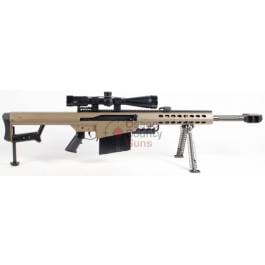 Barrett 82A1 (FDE) - 20" Fluted .50 BMG w/ Scope