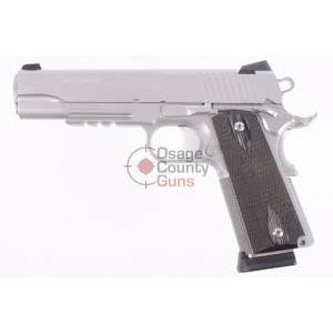 Sig Sauer 1911 Stainless Railed - 5" .45 ACP w/ Night Sight