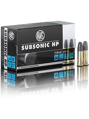 RWS .22 LR 40gr Subsonic HP Ammunition (50 Rounds)