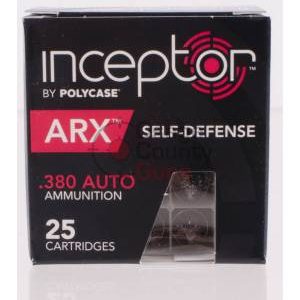 Polycase - Inceptor ARX .380 ACP 56gr Ammo