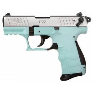 Walther P22Q Angel Blue - 3.42" .22LR
