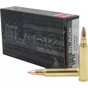 Hornady FMJ Black Ammo - .223 Rem - 62gr - 20rd