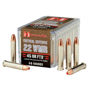 Hornady 22 WMR 45gr FTX CD 50rd
