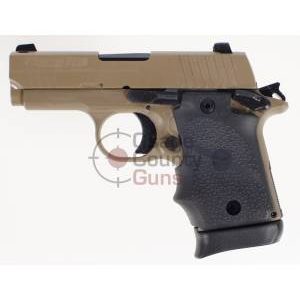 Sig Sauer P938 Scorpion BRG, FDE, Contrast Sights, 9mm, 3" BBL, 6rd/7rd