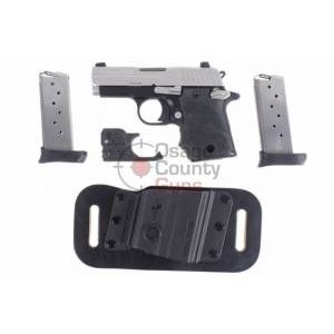 Sig Sauer P938 9mm Two-Tone w/ Veridian Laser & 3 Mags