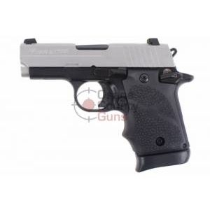 Sig Sauer P938 Two-Tone w/ Black Rubber Grip