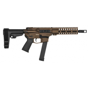 CMMG Banshee Pistol, MkGs, Aluminum Frame, Midnight Bronze Cerakote, 9mm, 8" BBL, 33rd
