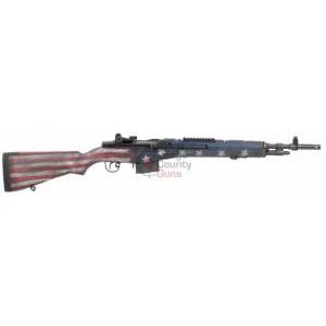 Springfield Armory M1A Scout Squad - 18" .308 Win (Red White Blue Flag Camo)