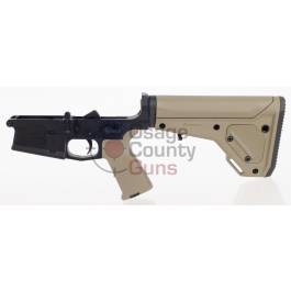 Aero Precision M5 Complete Lower Receiver w/ FDE MOE Grip And UBR Gen 2 Carbine Stock