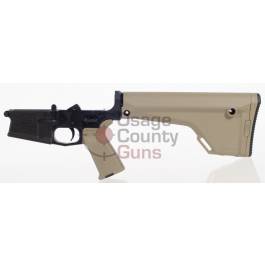Aero Precision M5 Complete Lower Receiver w/ FDE MOE Grip & Fixed Rifle Stock