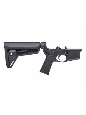 Aero Precision AR15 Complete Lower Receiver w/ MOE SL Grip & SL Carbine Stock - Anodized