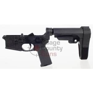 Aero precision AR15 Pistol Complete Lower, MOE-K2, Grip & SBA3 Brace