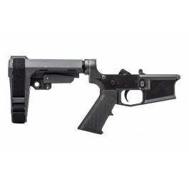 Aero Precision M4E1 Pistol Complete Lower Receiver, A2 Grip, SBA3 Brace