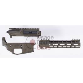 Aero Precision M4E1 Builder Set - BDL Halftone OD - 9" Atlas S-One M-LOK