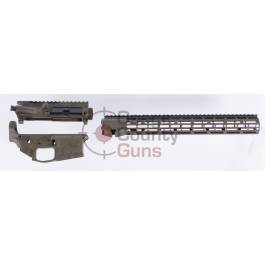 Aero Precision M4E1 Builder Set - BDL Halftone OD - 15" Atlas S-One M-LOK