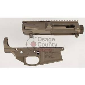 Aero Precision M5 Threaded Receiver Set, Tan Anodized Builder Set, Cosmetic Blem