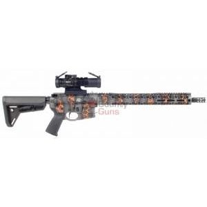 Black Rain Ordnance Billet AR15 (Orange & Grey) - 16" 5.56mm w/ Red Dot