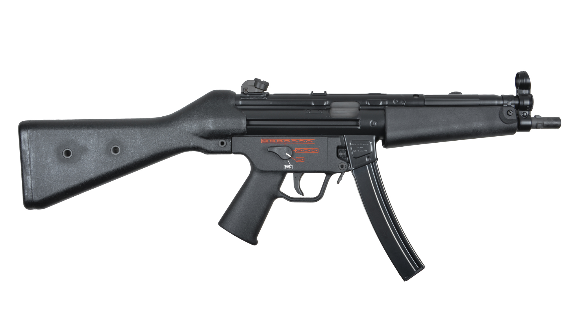 HK MP5A2 & A3, Fleming Sear in 4 Position Pack Pack/Dyer, Excellent #H1301 & 1283