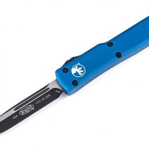 Microtech UTX-70 S/E Black Standard BLUE - Knives & Tools - Tennessee Guns Inc