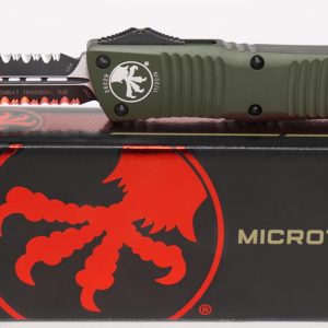 Microtech Combat Troodon D/E OD Green Partial Serrated - Knives & Tools - Tennessee Guns Inc