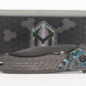 Heretic Wraith - Tanto DLC - Carbon Fiber w/Chemtina Brass - Knives & Tools - Tennessee Guns Inc