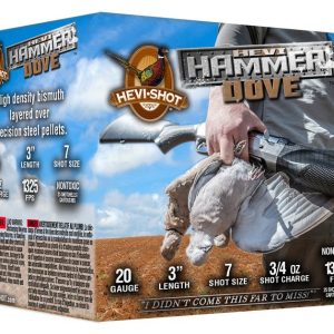 Hevi-Shot Hevi-Hammer Dove 20 GA 3" 3/4 oz 7-Shot 25-Rounds