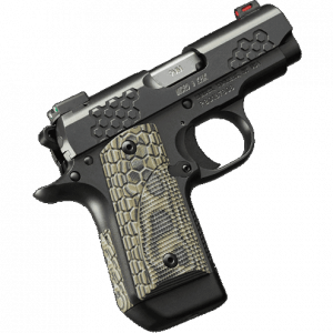 Kimber Micro 9 KHX Gray 9mm 3.15" Barrel 7-Rounds Hogue G-Mascus G10 Grips
