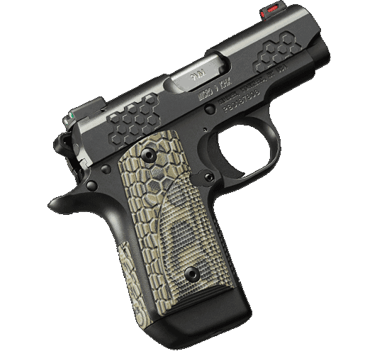 Kimber Micro 9 KHX Gray 9mm 3.15" Barrel 7-Rounds Hogue G-Mascus G10 Grips