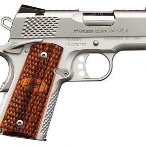 Kimber Ultra Raptor II Stainless 9mm 3" Barrel 8-Rounds Zebrawood Grips