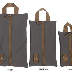 Leupold Pro Gear Stretch Zip Pouch Gray/Tan Large 12" L x 7.50" W - New Arrival | Tennessee Guns Inc