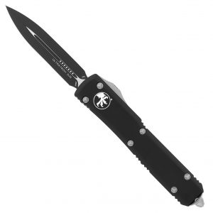 Microtech Ultratech D/E OTF Automatic Knife Black 3.4" - Knives & Tools - Tennessee Guns Inc