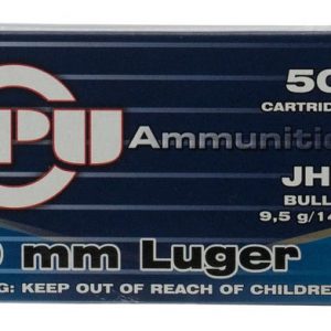 PPU PPR9.7 Handgun 147 Grain 9mm Luger 50 Rounds Full Metal Jacket
