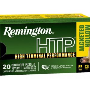 Remington HTP Pistol Ammo 9mm 147-Grain 20-Rounds JHP - New Arrival | Tennessee Guns Inc
